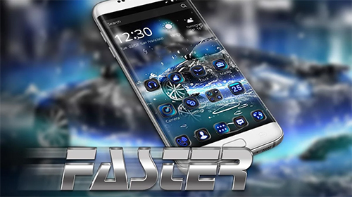 Screenshot dello Schermo Fast theme sul cellulare e tablet.