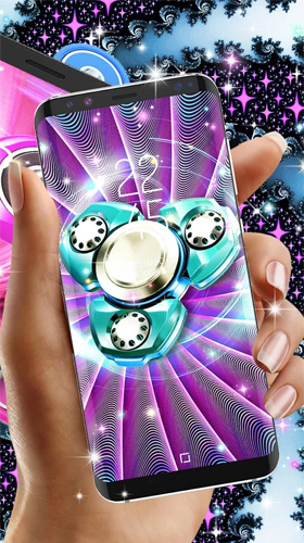 Screenshot dello Schermo Fidget spinner by High quality live wallpapers sul cellulare e tablet.