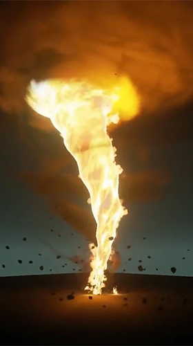 Screenshot dello Schermo Fire tornado sul cellulare e tablet.