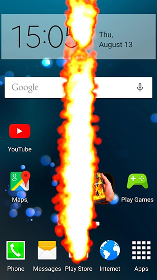 Scaricare Fire phone screen — sfondi animati gratuiti per l'Android su un Desktop. 