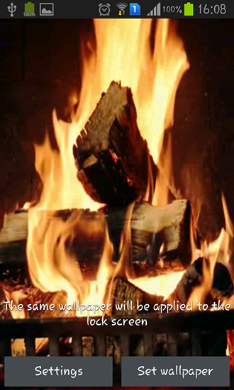 Scaricare Fireplace video HD — sfondi animati gratuiti per l'Android su un Desktop. 