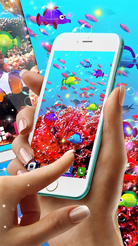 Screenshot dello Schermo Fish sul cellulare e tablet.