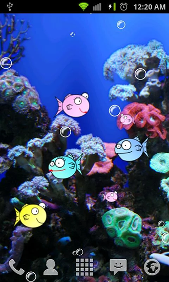 Scaricare Fishbowl by Splabs — sfondi animati gratuiti per l'Android su un Desktop. 