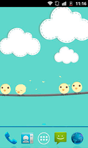 Scaricare Flightless bird — sfondi animati gratuiti per l'Android su un Desktop. 