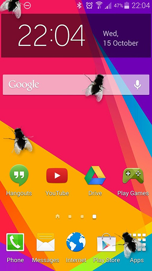 Scaricare Fly in phone — sfondi animati gratuiti per l'Android su un Desktop. 