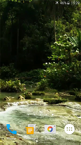 Screenshot dello Schermo Forest stream sul cellulare e tablet.