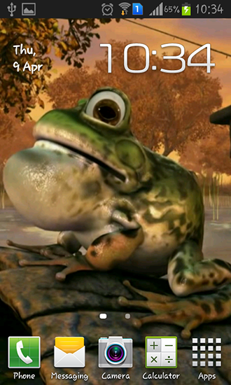 Scaricare Frog 3D — sfondi animati gratuiti per l'Android su un Desktop. 