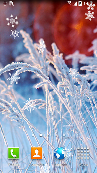 Scaricare Frozen flowers — sfondi animati gratuiti per l'Android su un Desktop. 