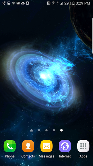 Screenshot dello Schermo Galaxies Exploration sul cellulare e tablet.