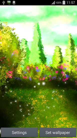 Scaricare Garden by Wallpaper art — sfondi animati gratuiti per l'Android su un Desktop. 