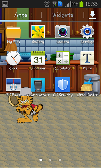 Scaricare Garfield's defense — sfondi animati gratuiti per l'Android su un Desktop. 