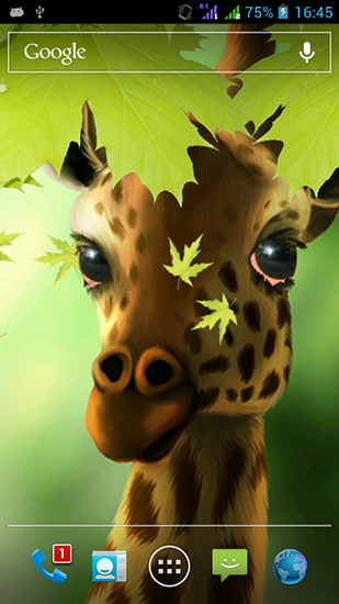Scaricare Giraffe HD — sfondi animati gratuiti per l'Android su un Desktop. 