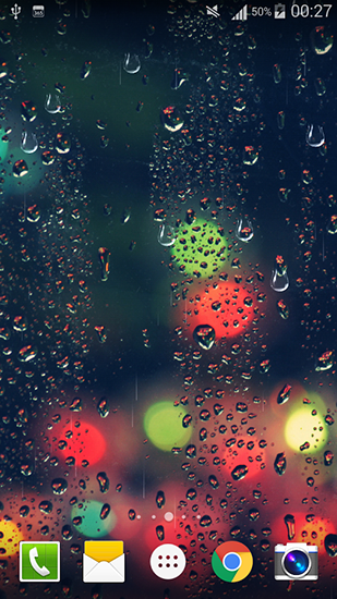 Scaricare Glass droplets — sfondi animati gratuiti per l'Android su un Desktop. 
