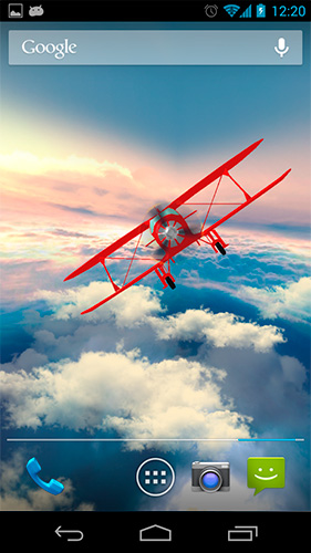 Scaricare Glider in the sky — sfondi animati gratuiti per l'Android su un Desktop. 