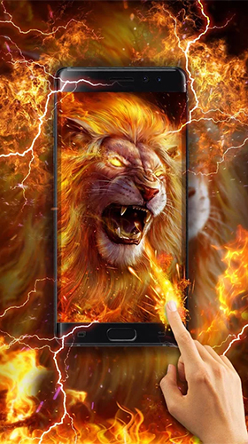 Screenshot dello Schermo Golden lion sul cellulare e tablet.