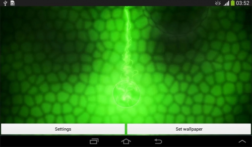 Scaricare Green neon — sfondi animati gratuiti per l'Android su un Desktop. 