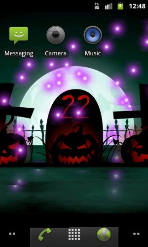 Scaricare Halloween — sfondi animati gratuiti per l'Android su un Desktop. 