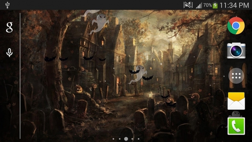 Scaricare Halloween 2015 — sfondi animati gratuiti per l'Android su un Desktop. 