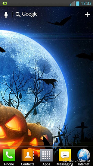 Scaricare Halloween HD — sfondi animati gratuiti per l'Android su un Desktop. 