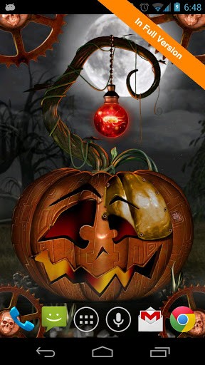 Scaricare Halloween steampunkin — sfondi animati gratuiti per l'Android su un Desktop. 