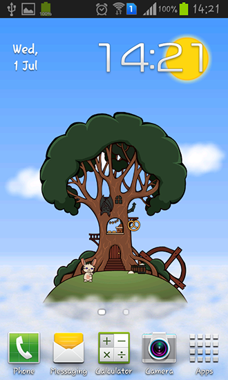 Scaricare Home tree — sfondi animati gratuiti per l'Android su un Desktop. 