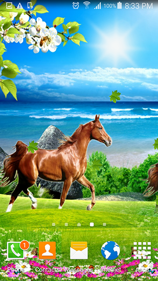 Scaricare Horses by Villehugh — sfondi animati gratuiti per l'Android su un Desktop. 