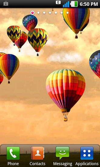 Scaricare Hot air balloon — sfondi animati gratuiti per l'Android su un Desktop. 