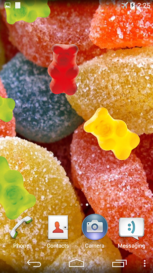 Scaricare Jelly and candy — sfondi animati gratuiti per l'Android su un Desktop. 