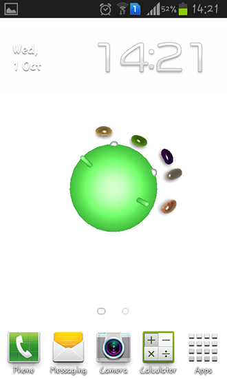 Scaricare Jelly bean 3D — sfondi animati gratuiti per l'Android su un Desktop. 