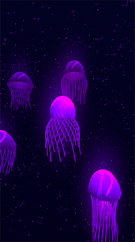Screenshot dello Schermo Jellyfish 3D by Womcd sul cellulare e tablet.
