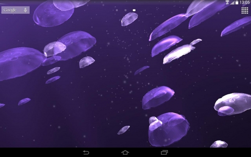 Scaricare Jellyfishes 3D — sfondi animati gratuiti per l'Android su un Desktop. 