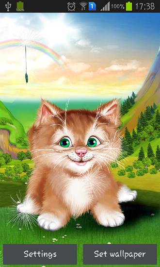 Scaricare Kitten — sfondi animati gratuiti per l'Android su un Desktop. 