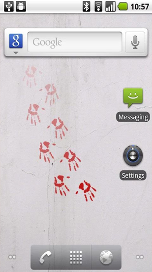 Screenshot dello Schermo Live Prints sul cellulare e tablet.