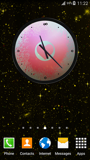 Scaricare Love: Clock — sfondi animati gratuiti per l'Android su un Desktop. 