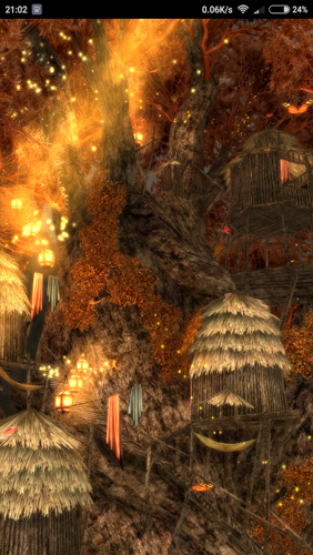 Screenshot dello Schermo Magic Tree 3D sul cellulare e tablet.
