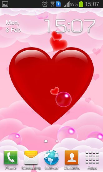 Scaricare Magic heart — sfondi animati gratuiti per l'Android su un Desktop. 