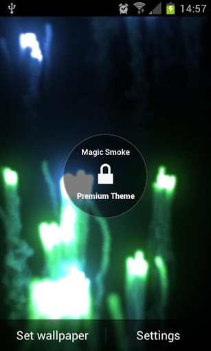 Scaricare Magic smoke 3D — sfondi animati gratuiti per l'Android su un Desktop. 