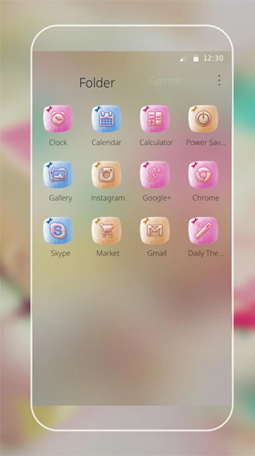 Screenshot dello Schermo Marshmallow candy sul cellulare e tablet.