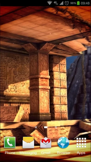 Screenshot dello Schermo Mayan Mystery sul cellulare e tablet.