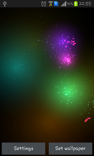 Scaricare Mega particles — sfondi animati gratuiti per l'Android su un Desktop. 