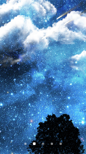Screenshot dello Schermo Meteor shower by Amax LWPS sul cellulare e tablet.