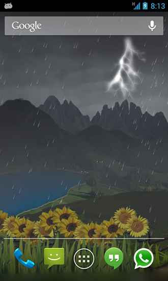 Scaricare Mountain weather by LittleCake Media — sfondi animati gratuiti per l'Android su un Desktop. 