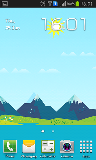 Scaricare Mountains now — sfondi animati gratuiti per l'Android su un Desktop. 