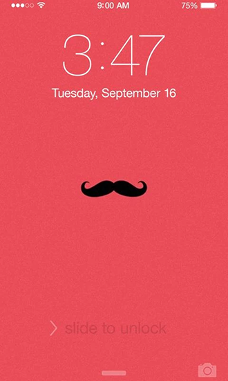 Scaricare Mustache — sfondi animati gratuiti per l'Android su un Desktop. 