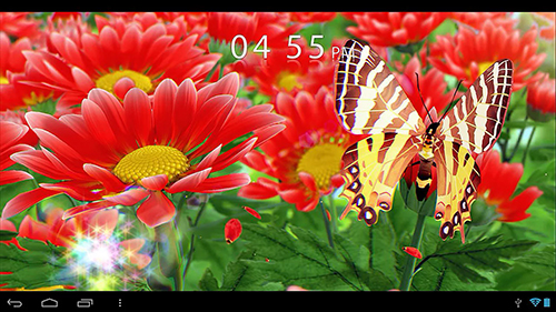 Screenshot dello Schermo My flower 3D sul cellulare e tablet.