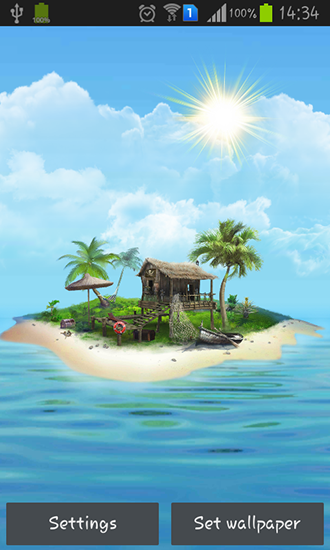 Scaricare Mysterious island — sfondi animati gratuiti per l'Android su un Desktop. 