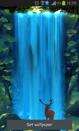 Scaricare Mystic waterfall — sfondi animati gratuiti per l'Android su un Desktop. 