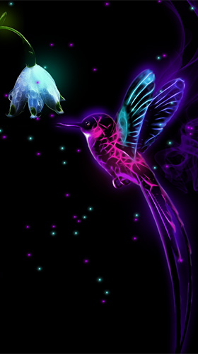Screenshot dello Schermo Neon animals by Thalia Photo Art Studio sul cellulare e tablet.