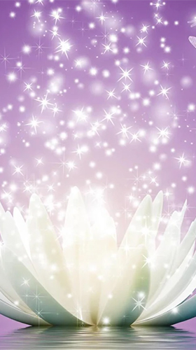 Screenshot dello Schermo Neon flowers by Art LWP sul cellulare e tablet.