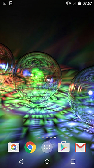 Scaricare Neon bubbles — sfondi animati gratuiti per l'Android su un Desktop. 